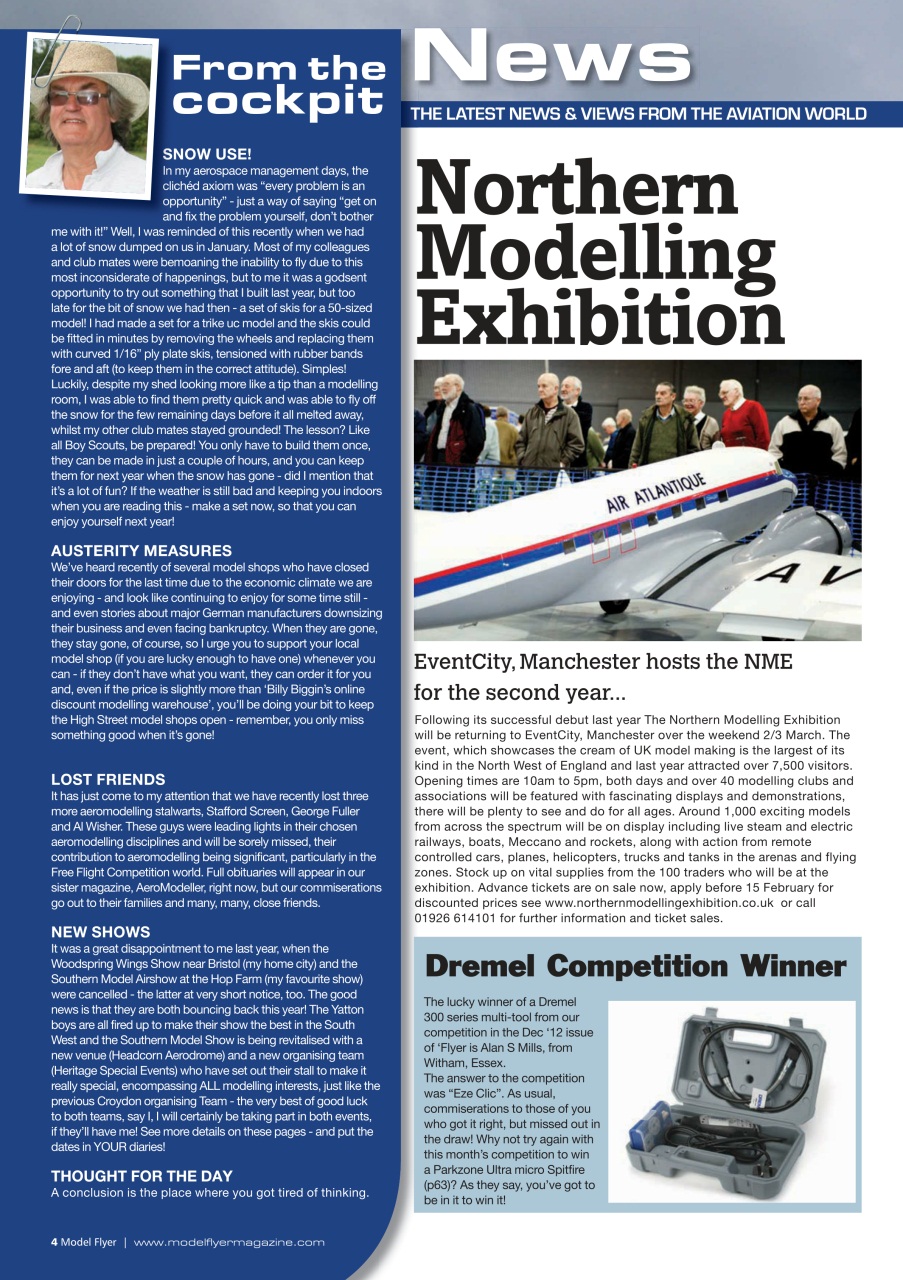 Radio Control Model Flyer Preview Pages