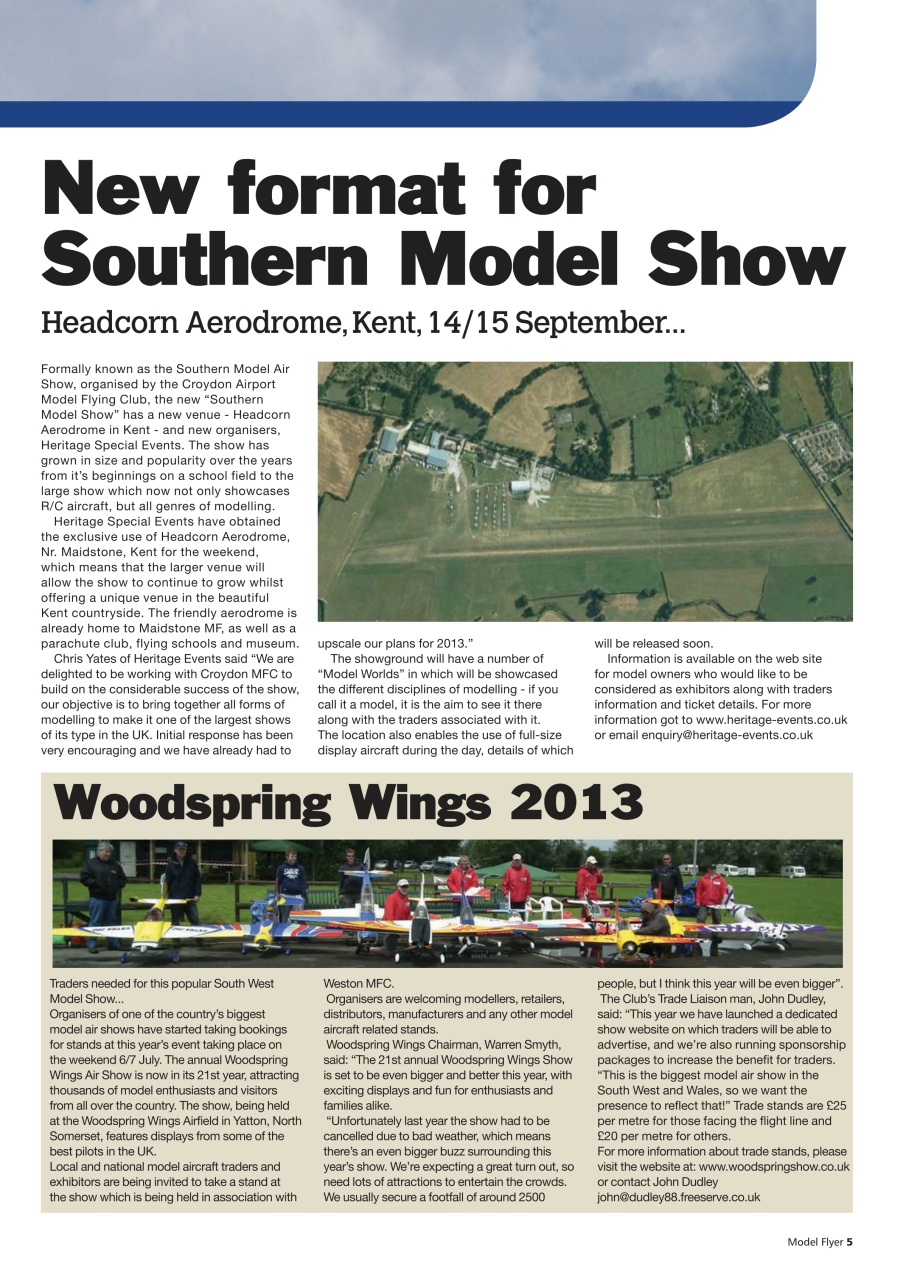 Radio Control Model Flyer Preview Pages