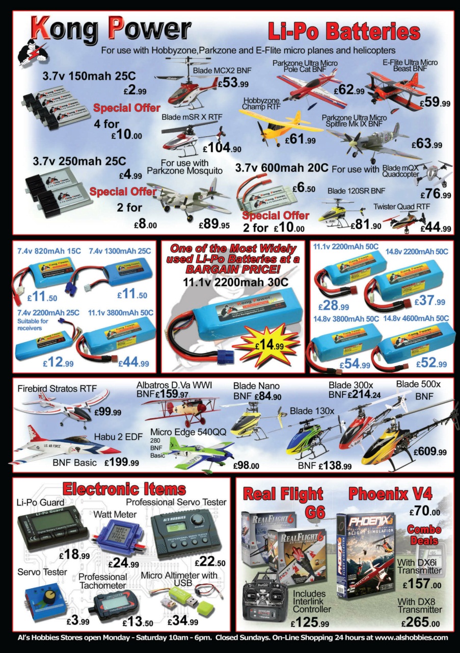 Radio Control Model Flyer Preview Pages