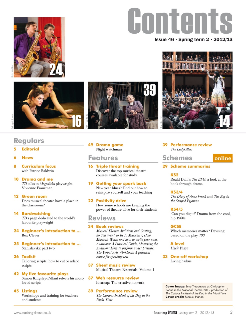 Drama and Theatre Preview Pages