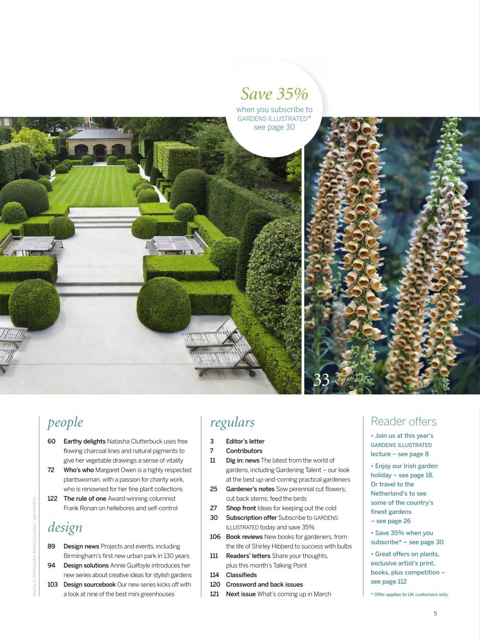Gardens Illustrated Preview Pages