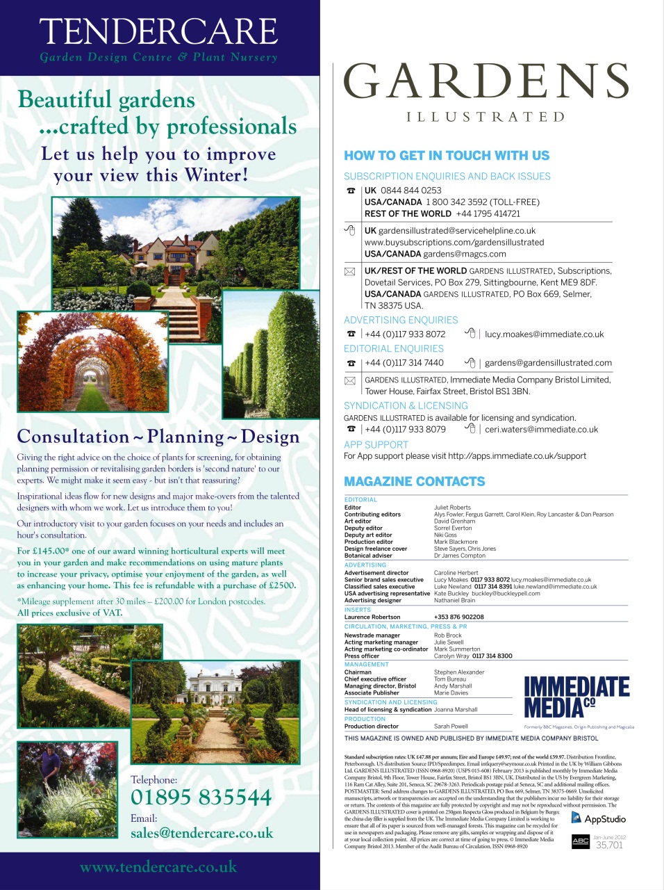 Gardens Illustrated Preview Pages