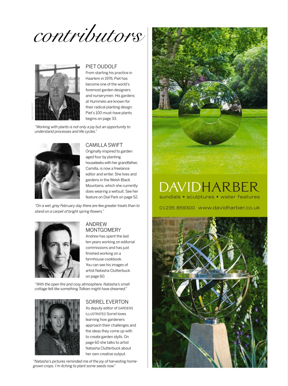 Gardens Illustrated Preview Pages