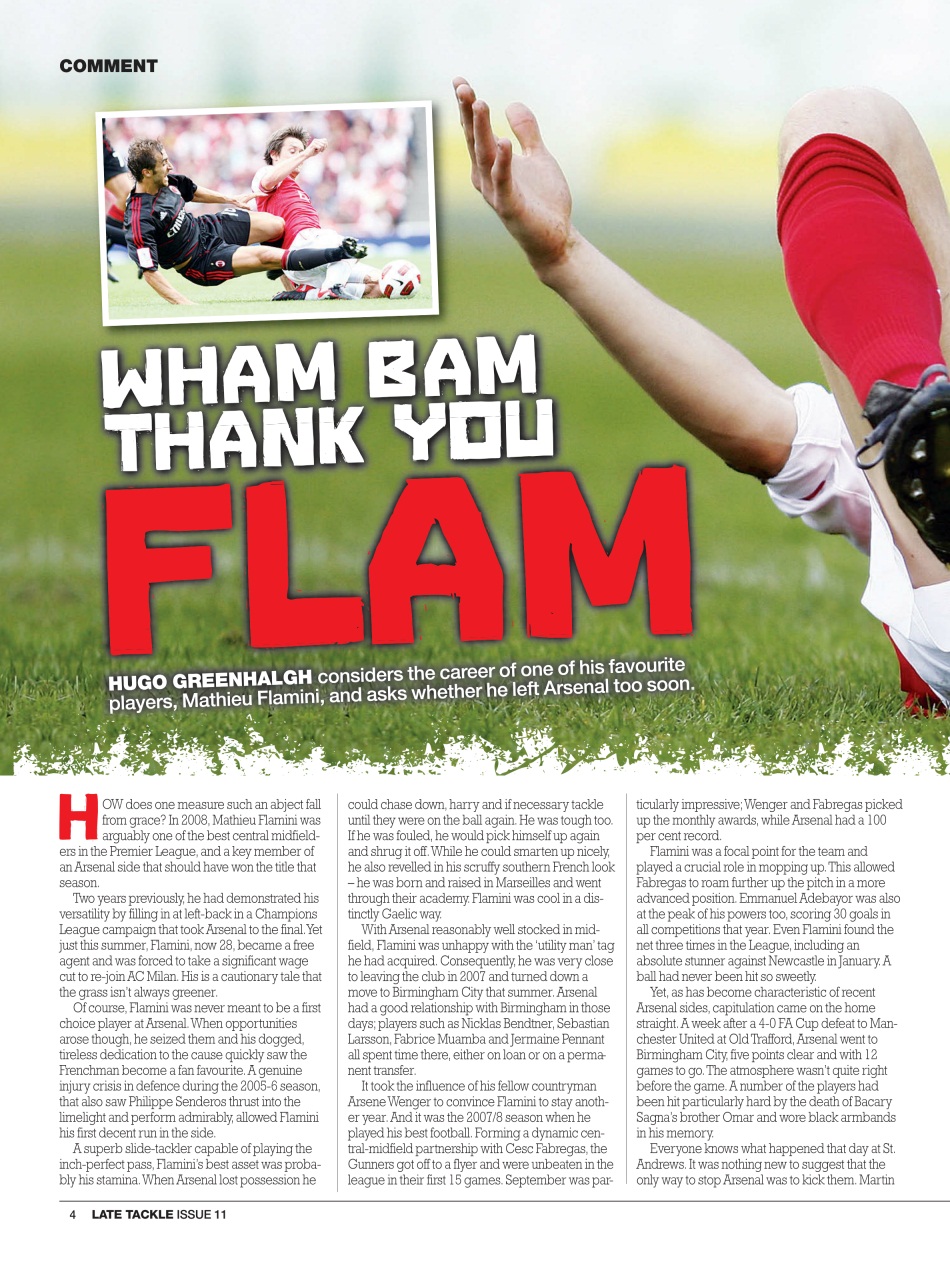 Late Tackle Football Magazine Preview Pages