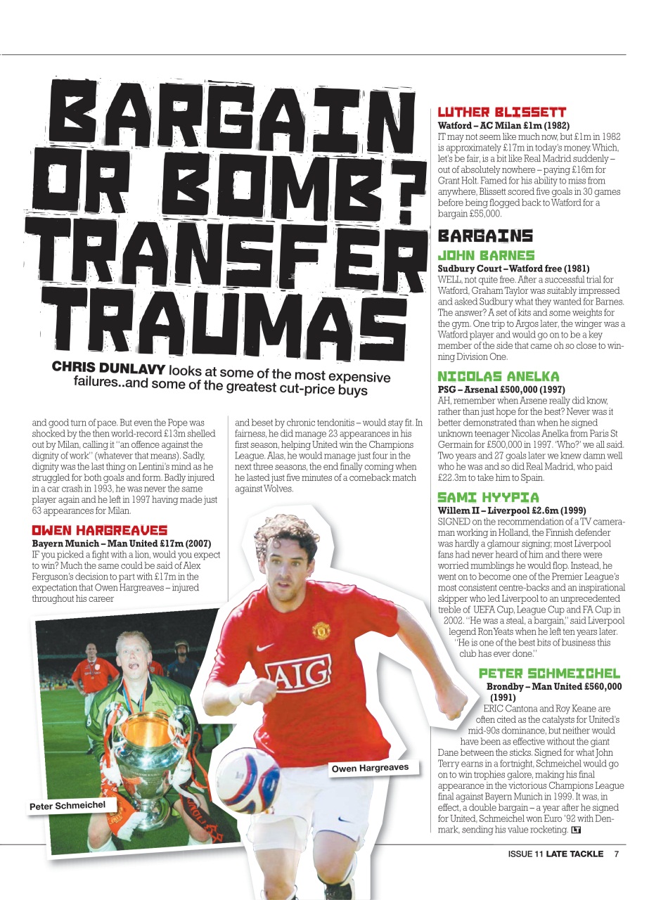 Late Tackle Football Magazine Preview Pages
