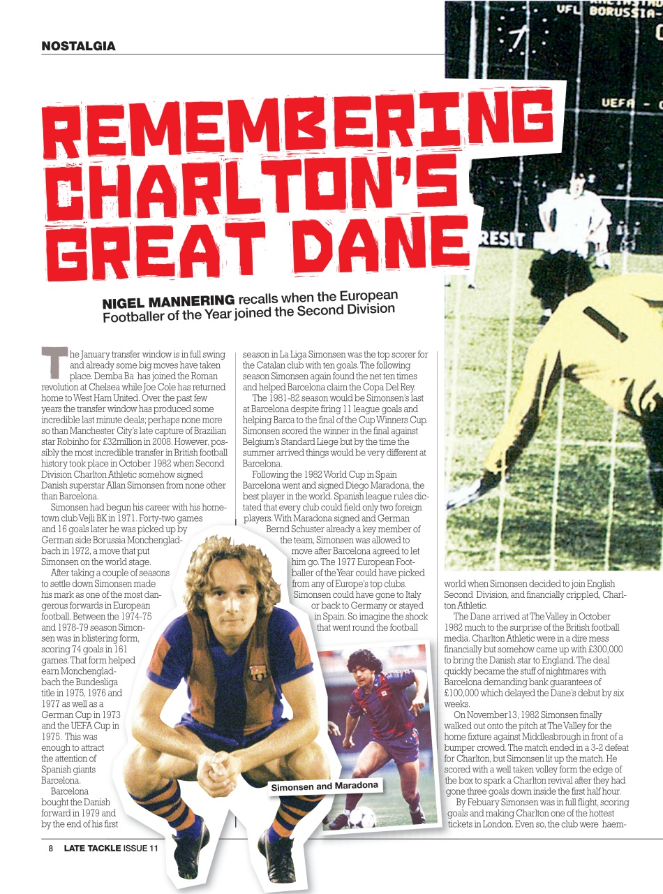 Late Tackle Football Magazine Preview Pages