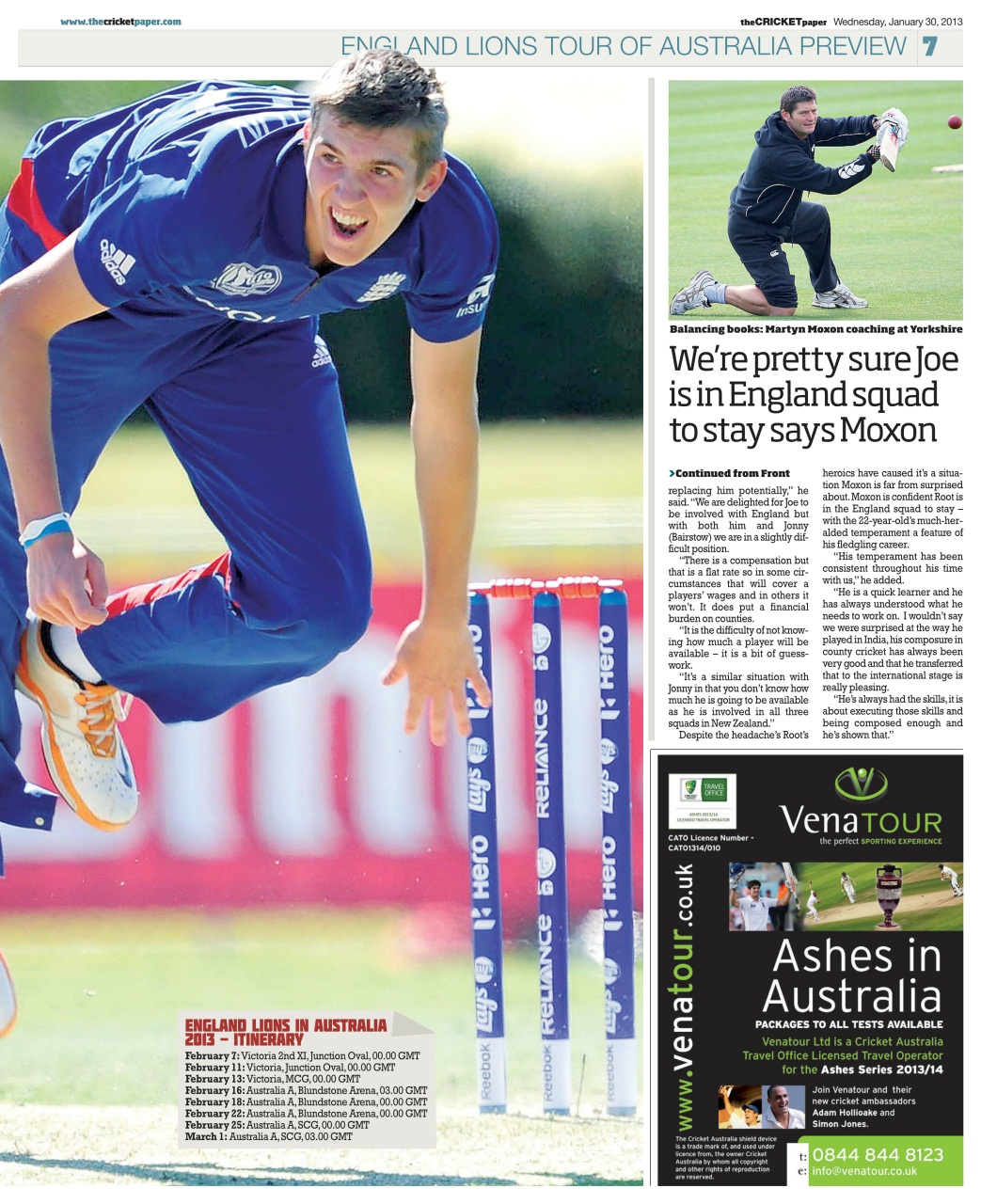 The Cricket Paper Preview Pages