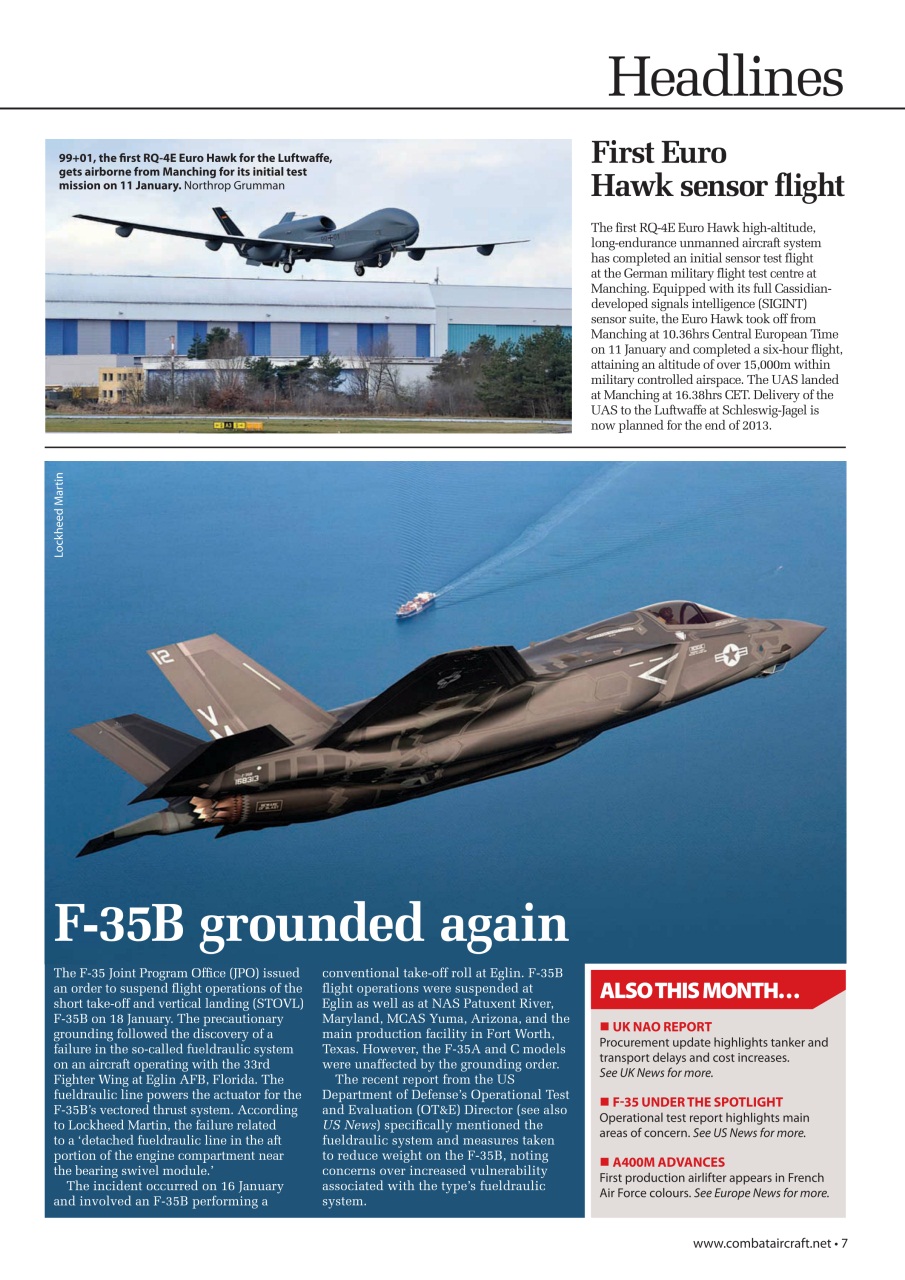 Combat Aircraft Journal Preview Pages