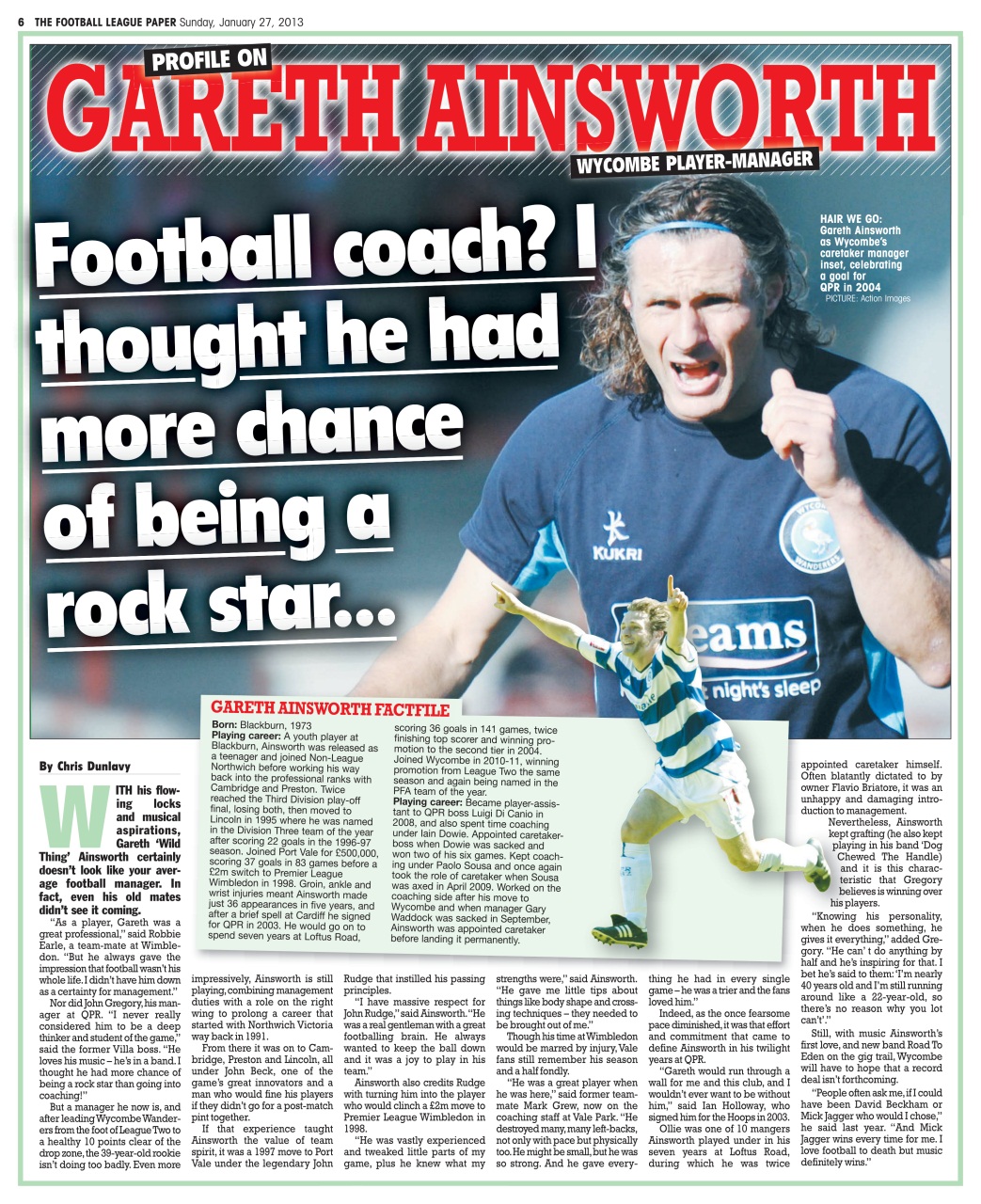 The Football League Paper Preview Pages