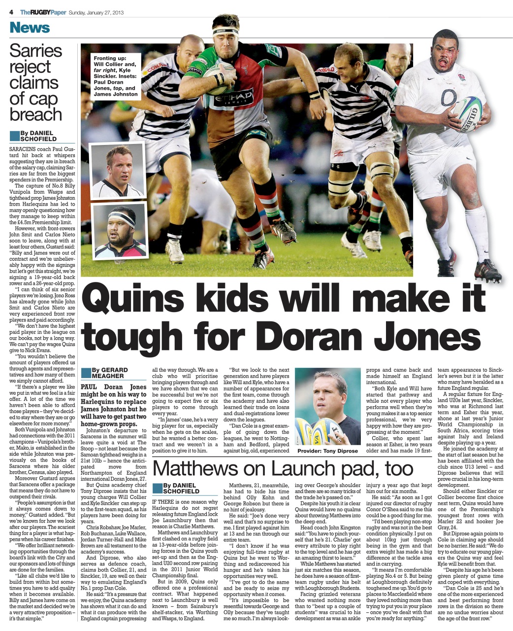 The Rugby Paper Preview Pages