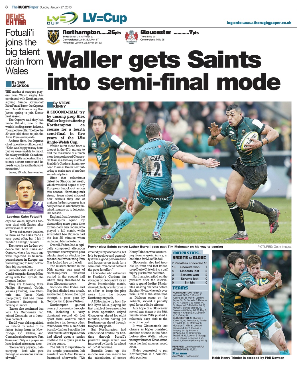 The Rugby Paper Preview Pages