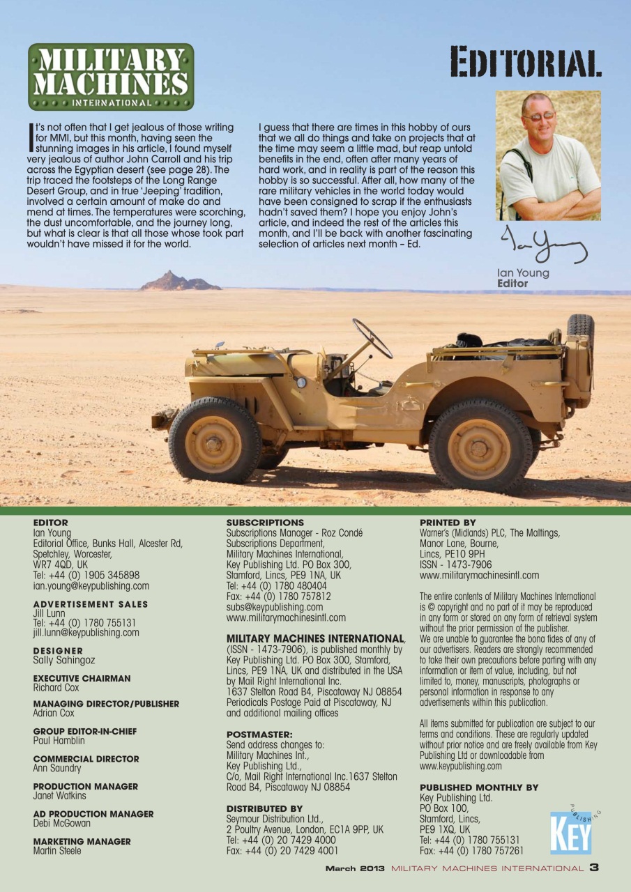 Military Machines International Preview Pages