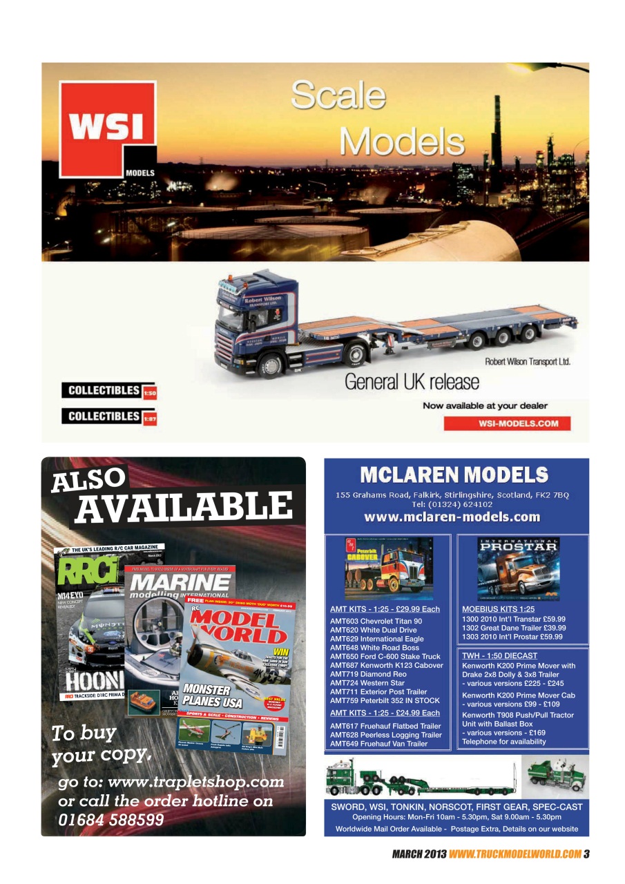 Model Car Truck Motorcycles World Preview Pages