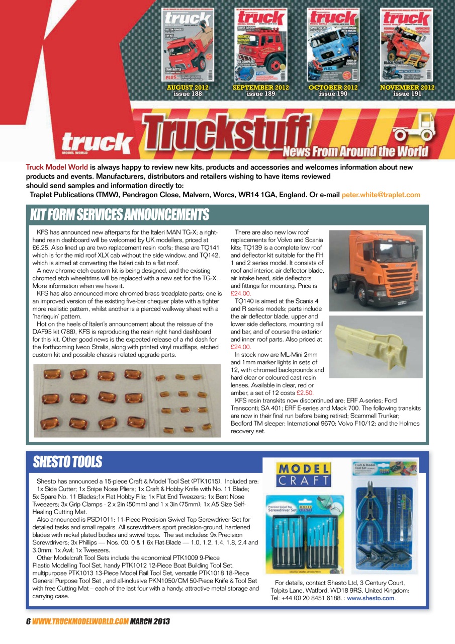 Model Car Truck Motorcycles World Preview Pages