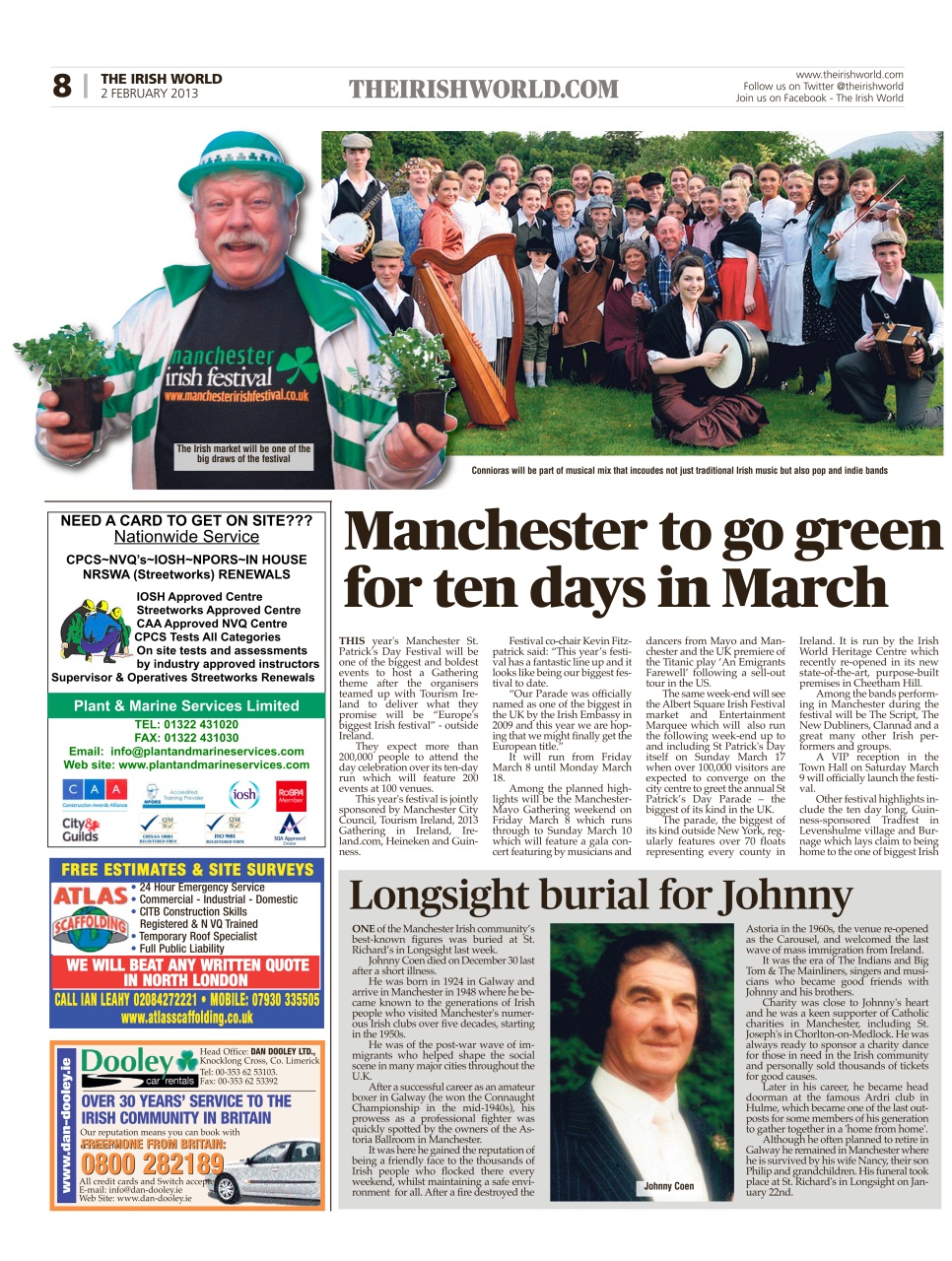 Irish World Preview Pages