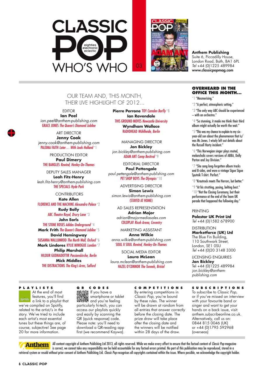 Classic Pop Preview Pages