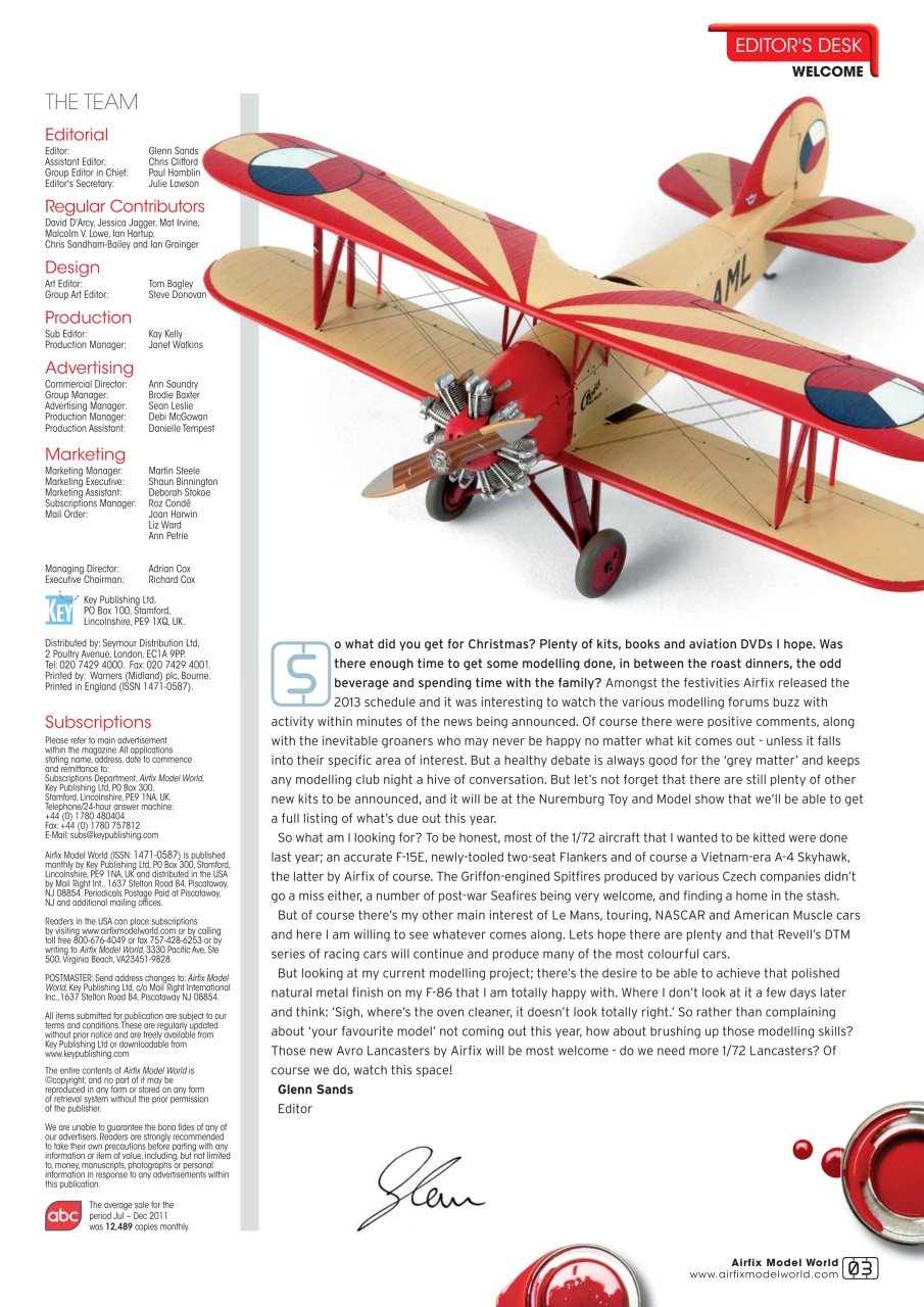 Airfix Model World Preview Pages