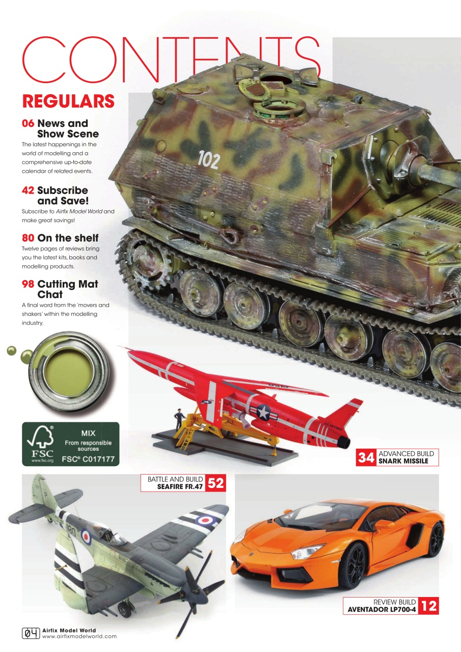 Airfix Model World Preview Pages
