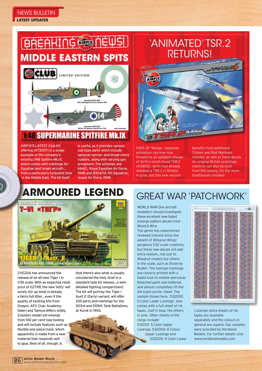 Airfix Model World Preview Pages
