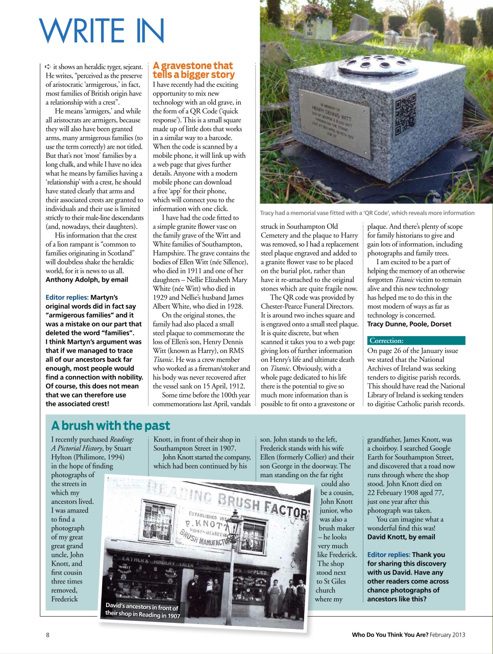 Who Do You Think You Are? Preview Pages