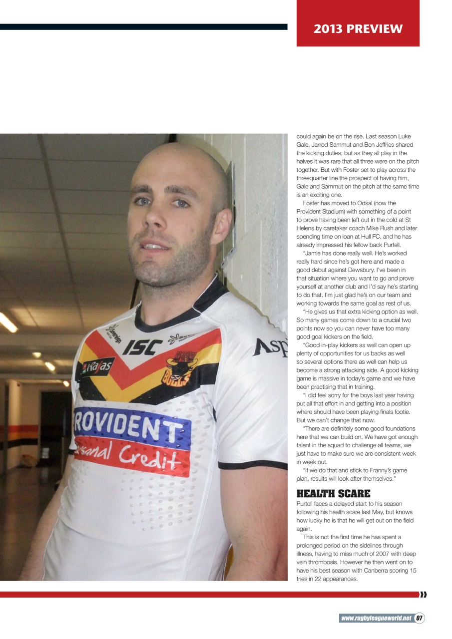 Rugby League World Preview Pages