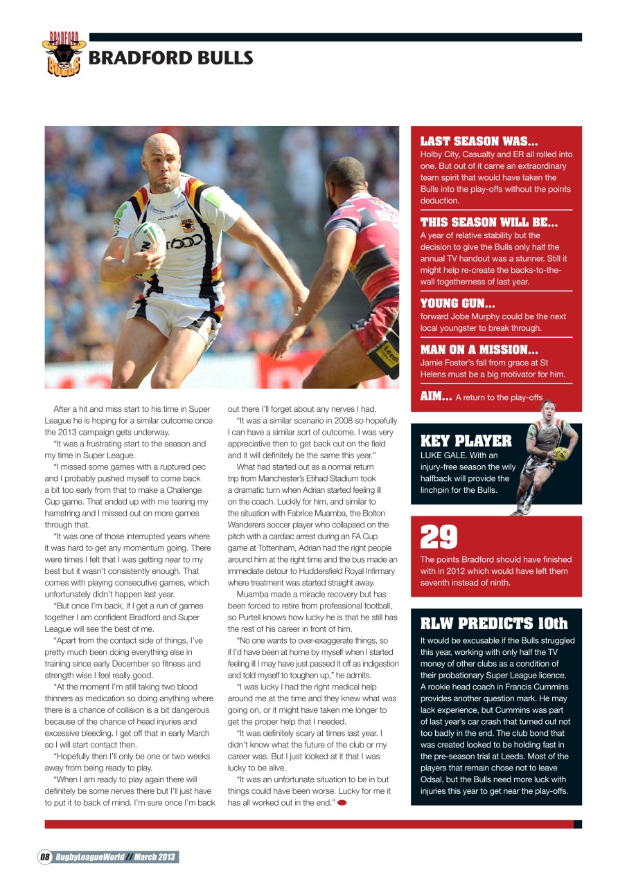 Rugby League World Preview Pages