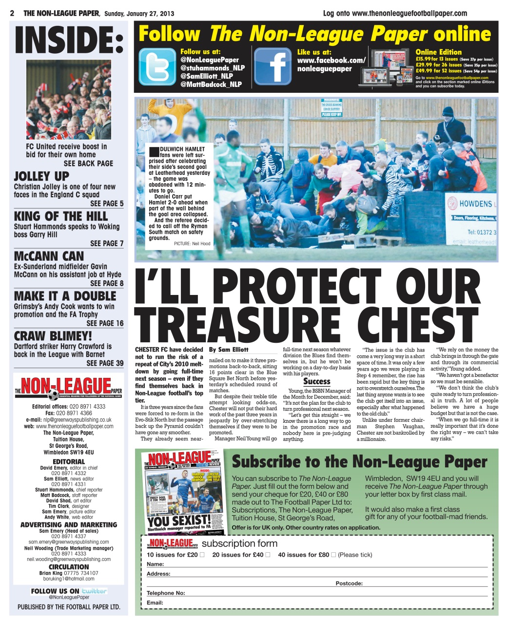The Non-League Football Paper Preview Pages
