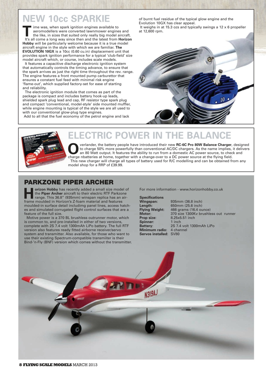 Flying Scale Models Preview Pages