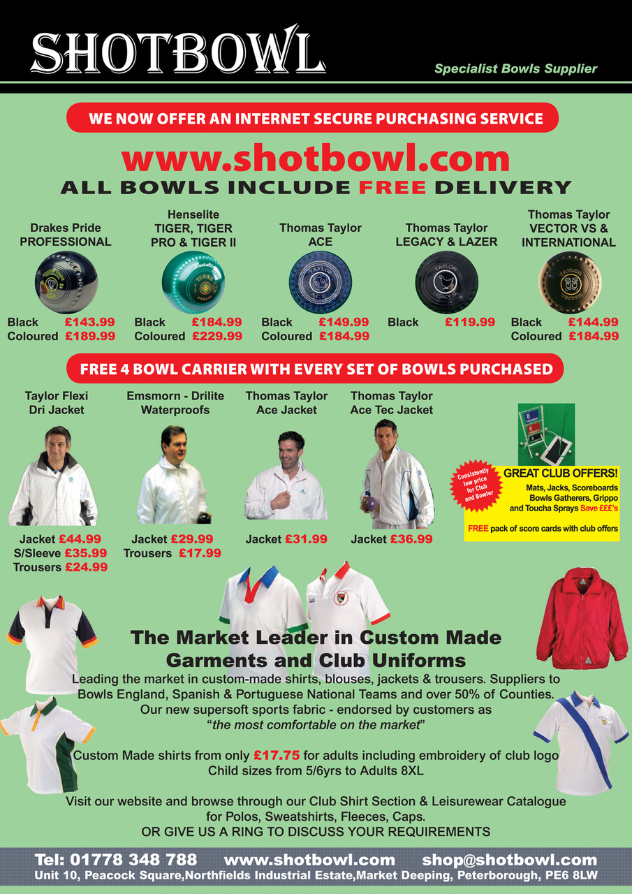 Bowls International Preview Pages
