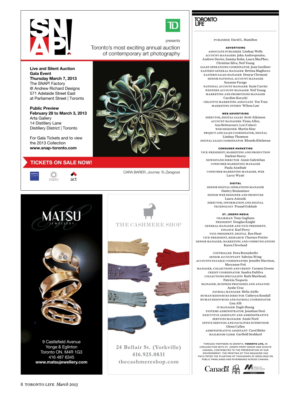 Toronto Life Preview Pages