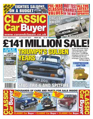Classic Car Buyer issue CCB January 30 2013