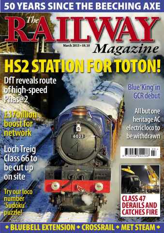 Railway Magazine issue March 2013