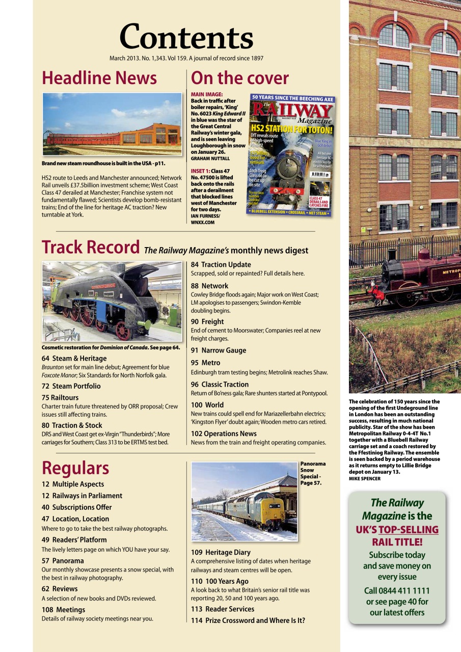 Railway Magazine Preview Pages