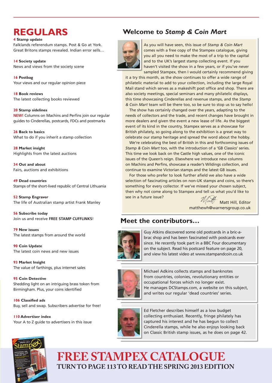 Stamp Collector Preview Pages