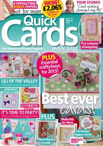 Quick Cards Made Easy issue February 2013
