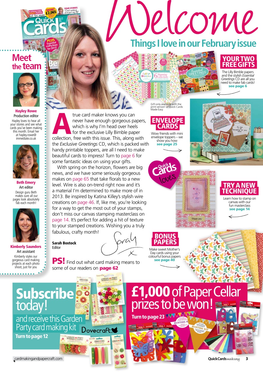 Quick Cards Made Easy Preview Pages