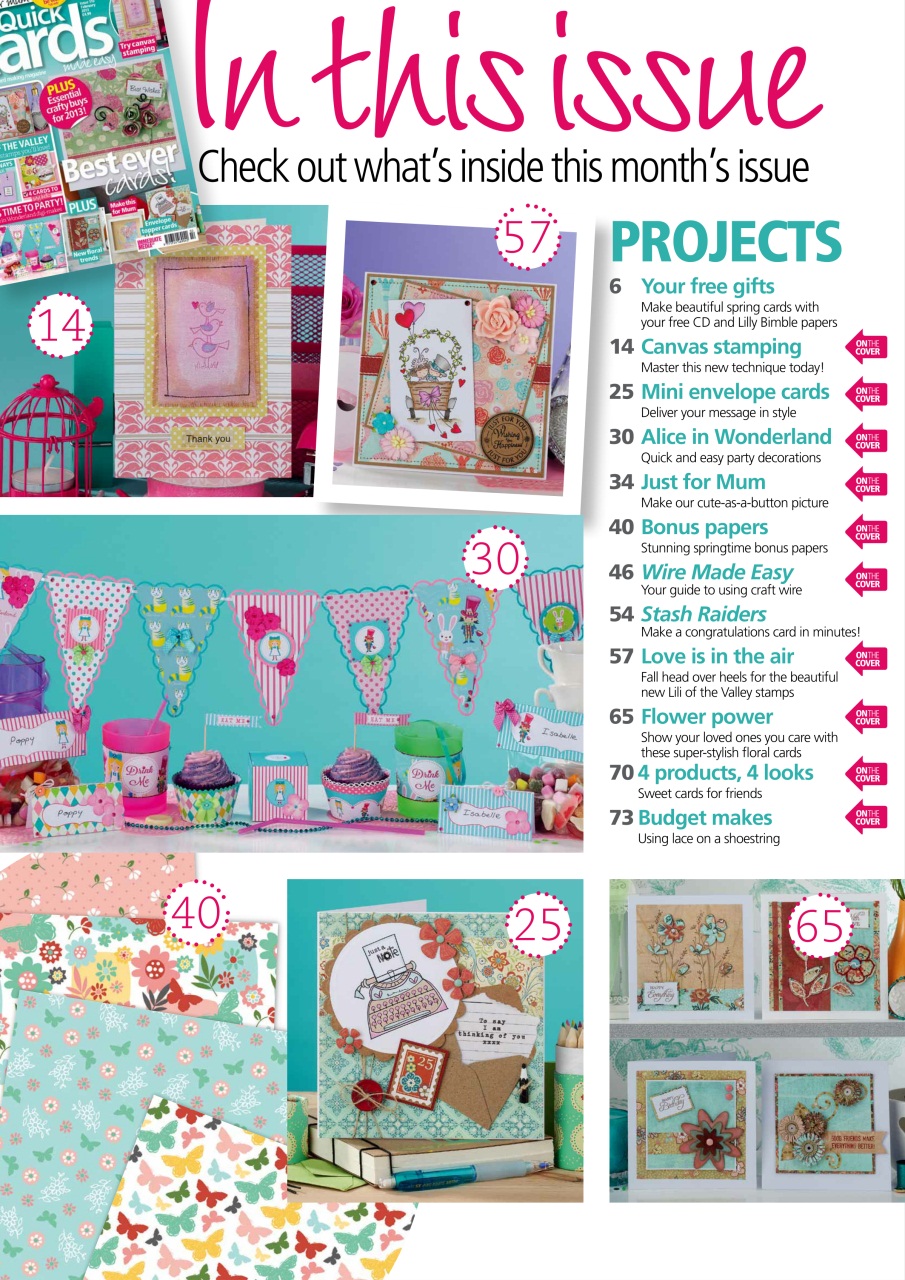 Quick Cards Made Easy Preview Pages