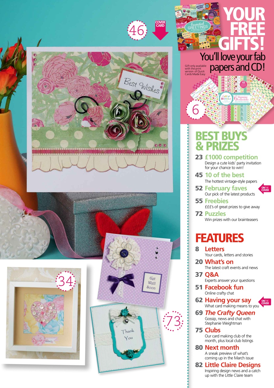 Quick Cards Made Easy Preview Pages