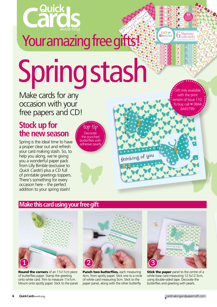 Quick Cards Made Easy Preview Pages