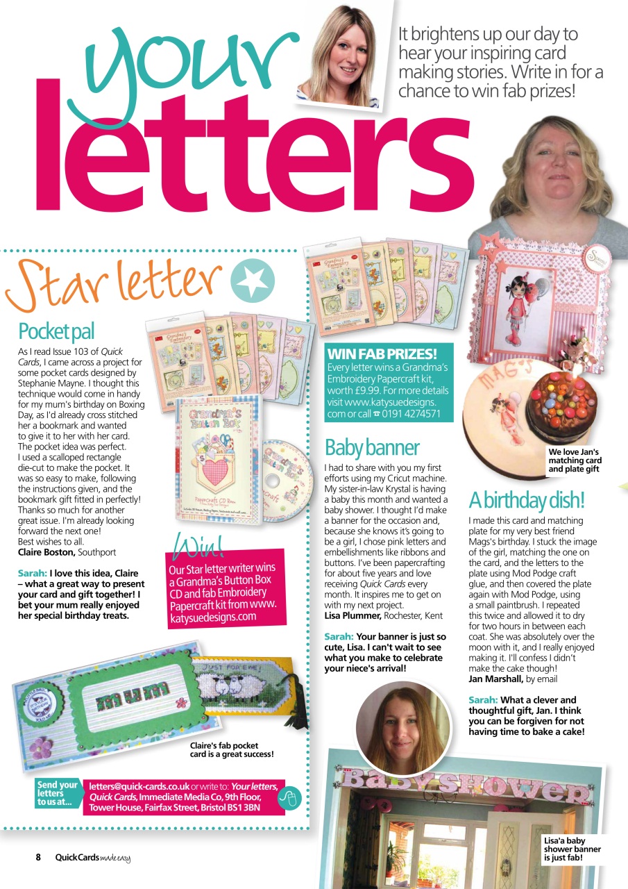 Quick Cards Made Easy Preview Pages