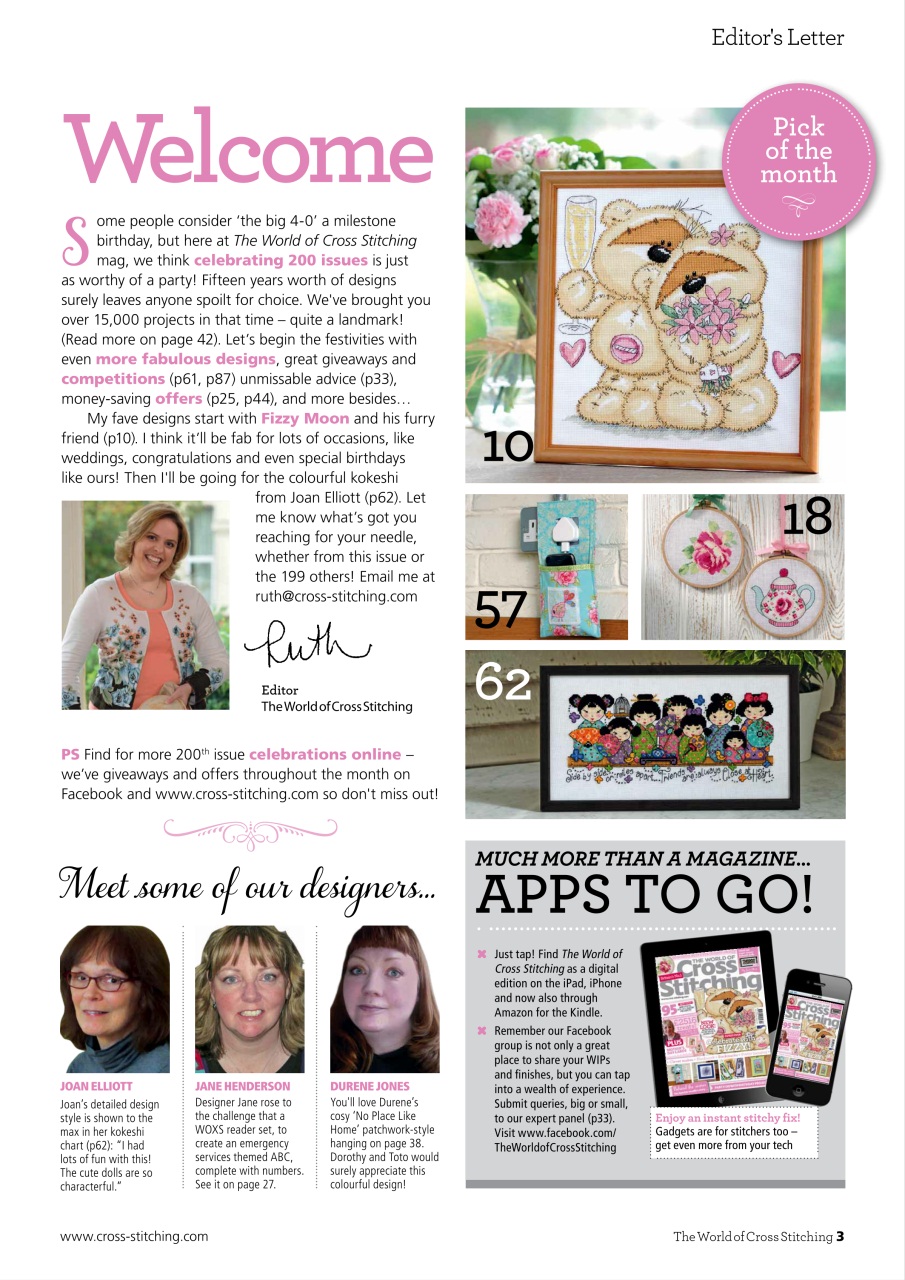 The World of Cross Stitching Preview Pages