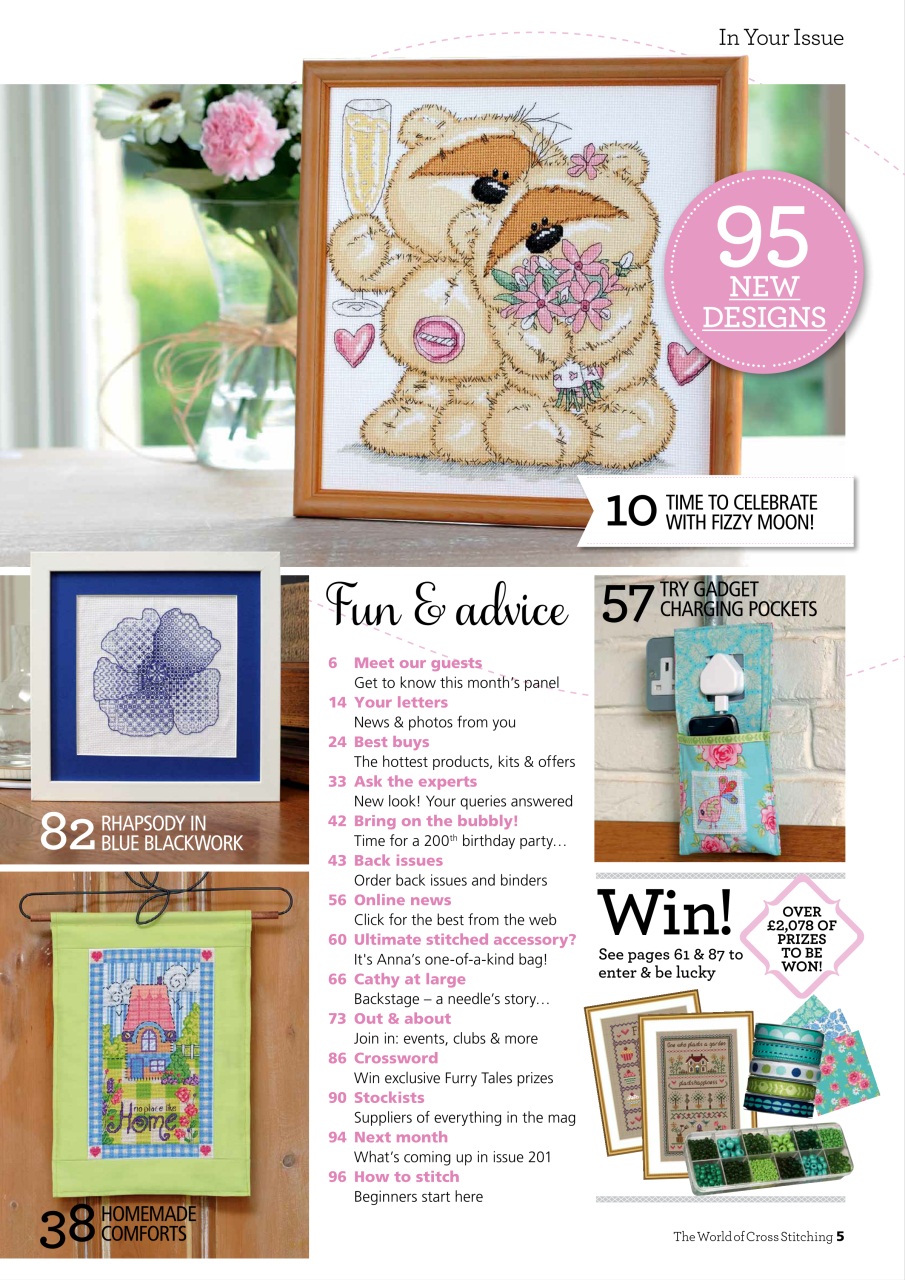 The World of Cross Stitching Preview Pages