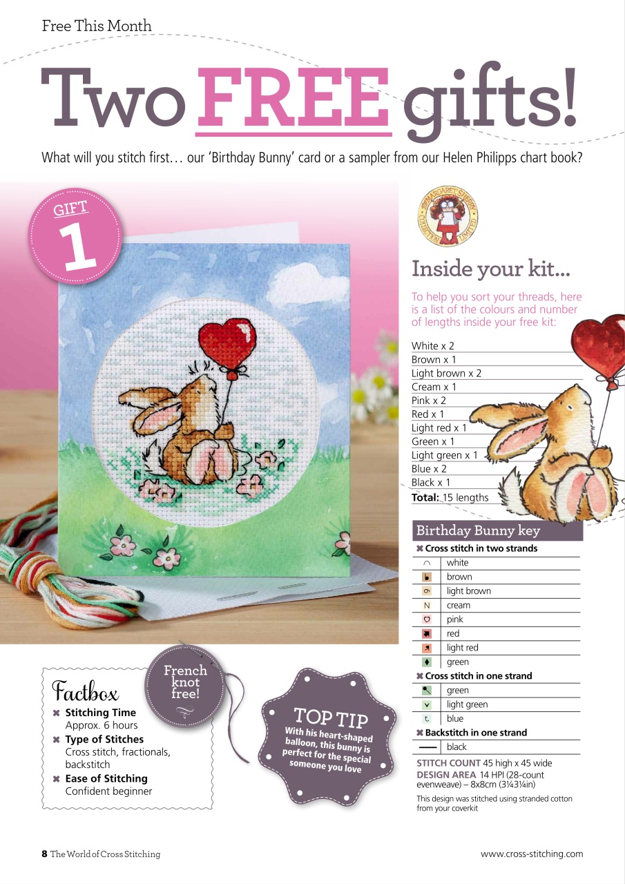 The World of Cross Stitching Preview Pages