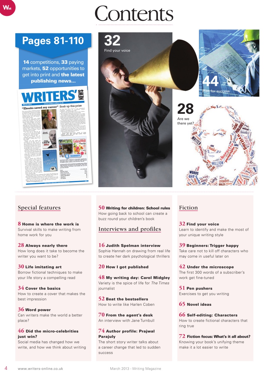 Writing Magazine Preview Pages