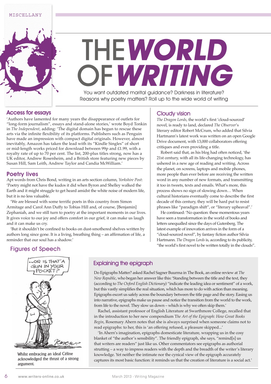 Writing Magazine Preview Pages