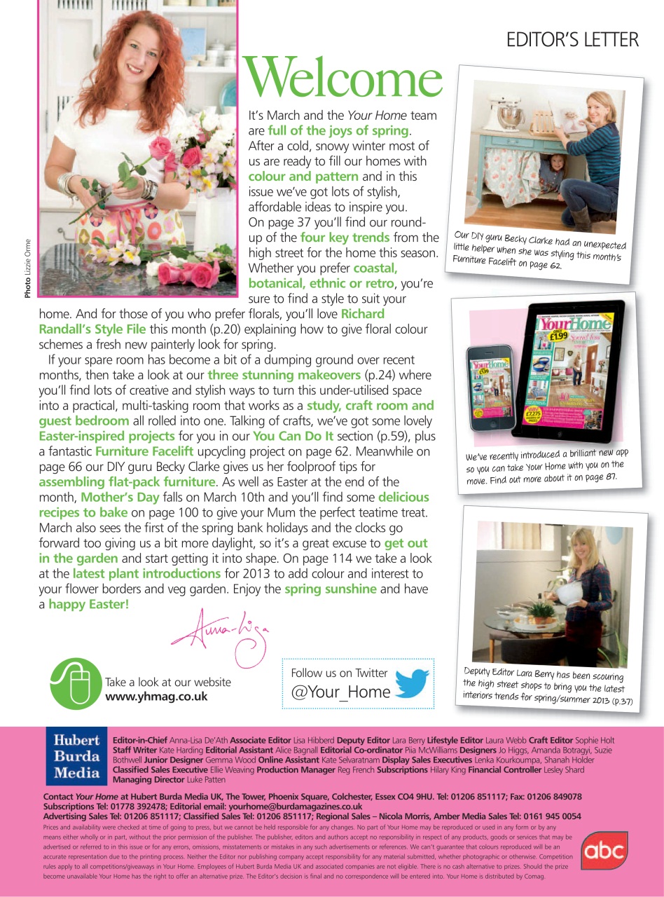 Your Home Magazine Preview Pages