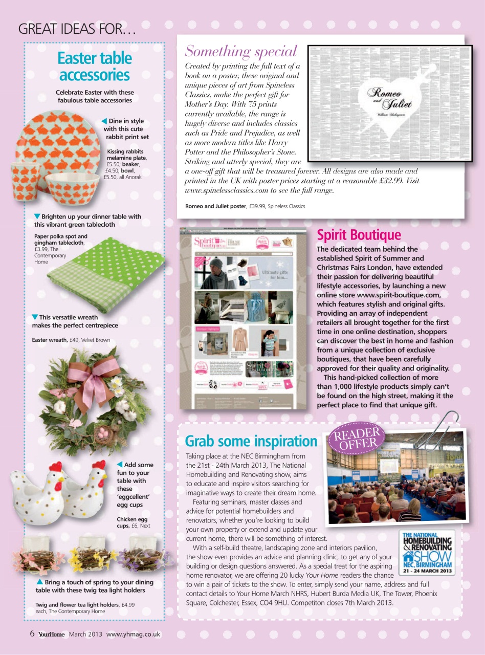 Your Home Magazine Preview Pages