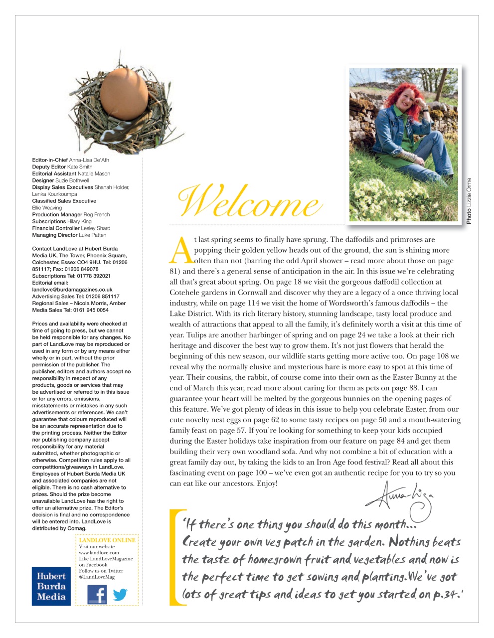 LandLove Magazine Preview Pages