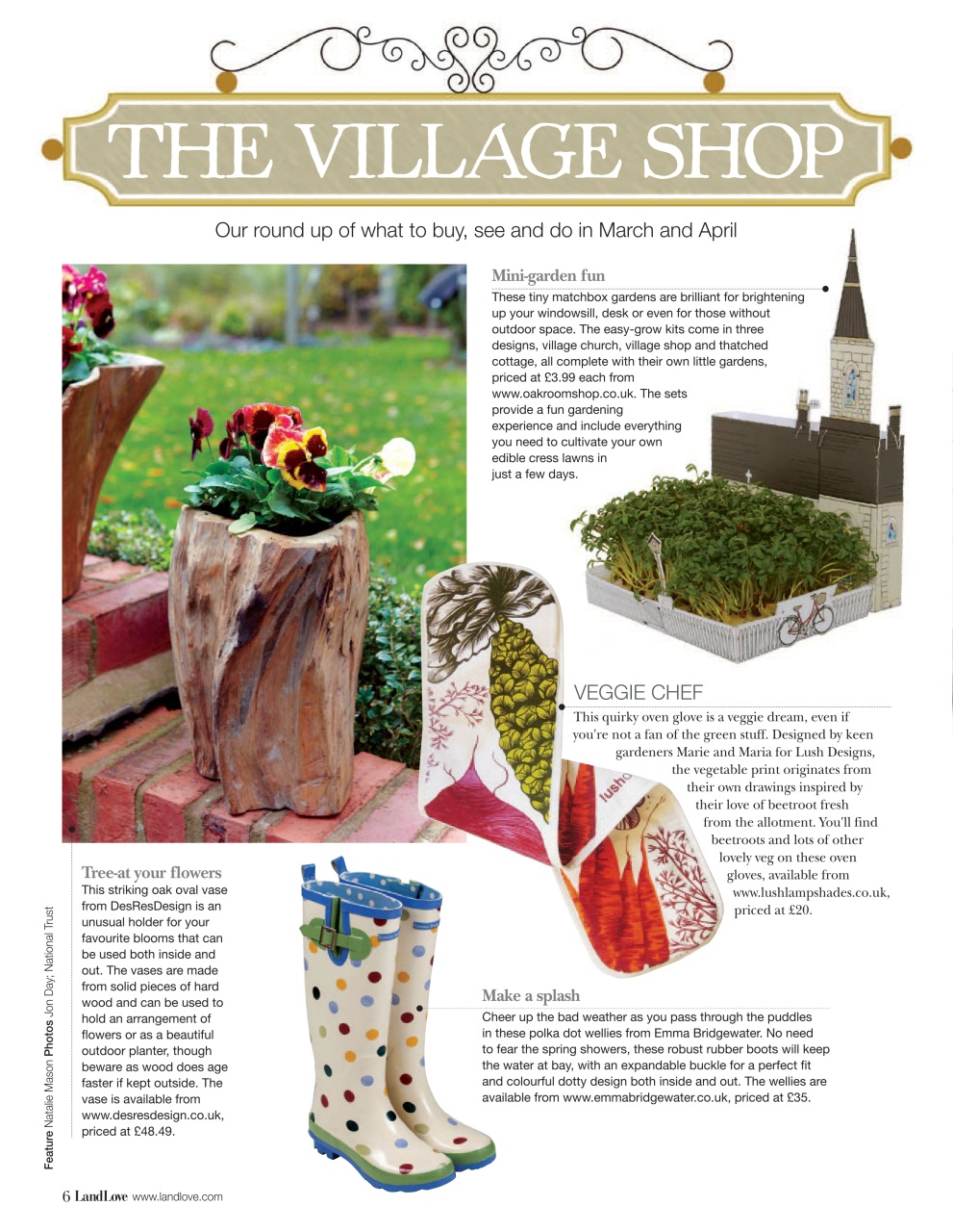 LandLove Magazine Preview Pages
