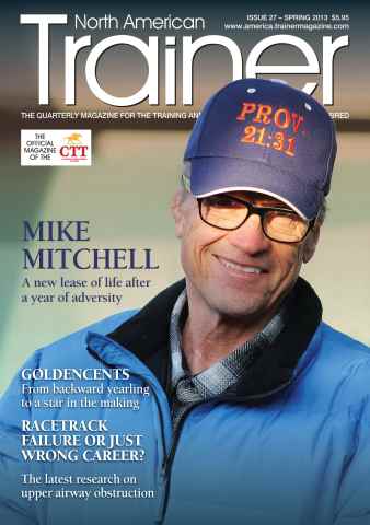 North American Trainer Magazine - horse racing issue Spring 2013 – Issue 27